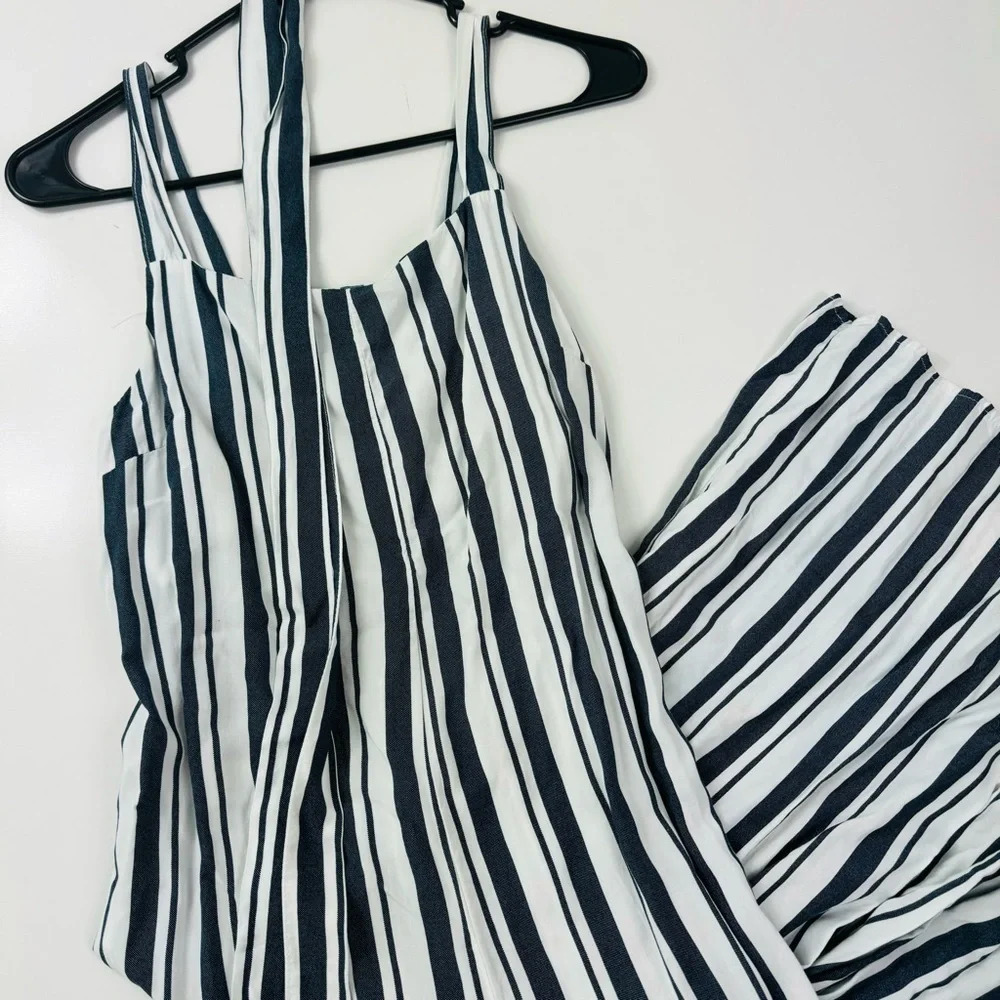 COTTON ON Stripe Jumpsuit w/Tie Waist Belt Size‎ Small